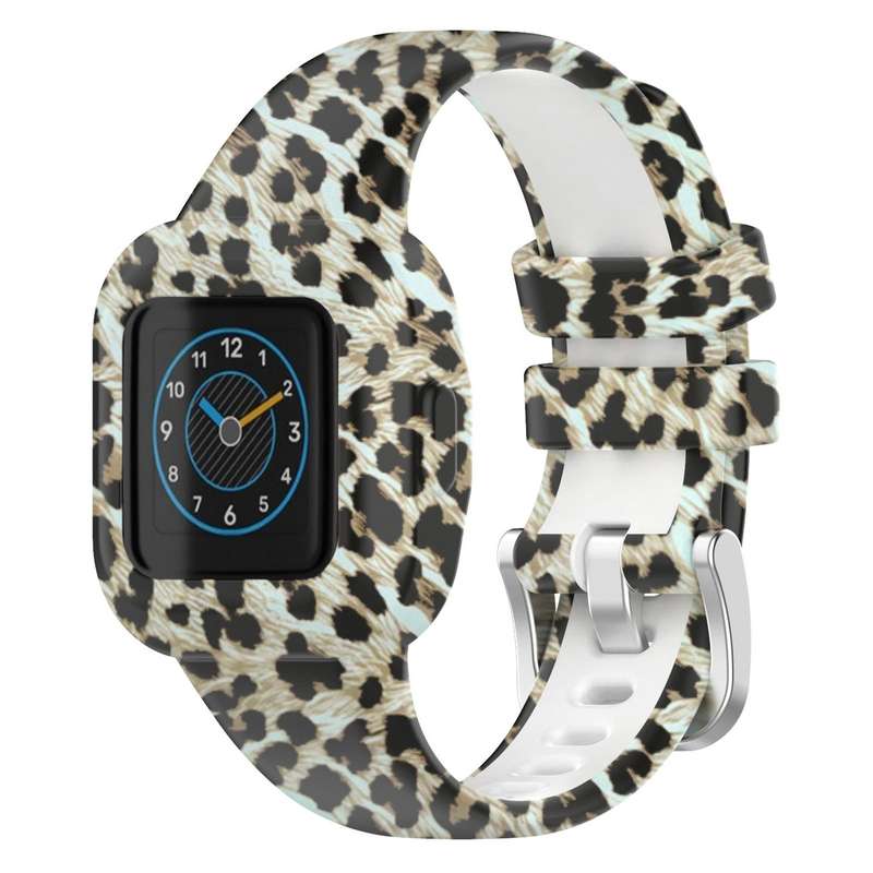 For GarminFit JR3 / Garmin Vivofit JR 3 xDfind Steel Buckle Printed Silicone Watch Band(Camouflage G
