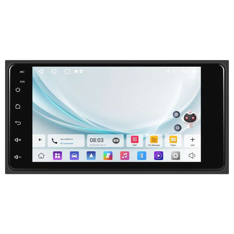 For Toyota COROLLA Android 15 7 inch Wireless CarPlay Car Player Car Central Control Navigation Mach