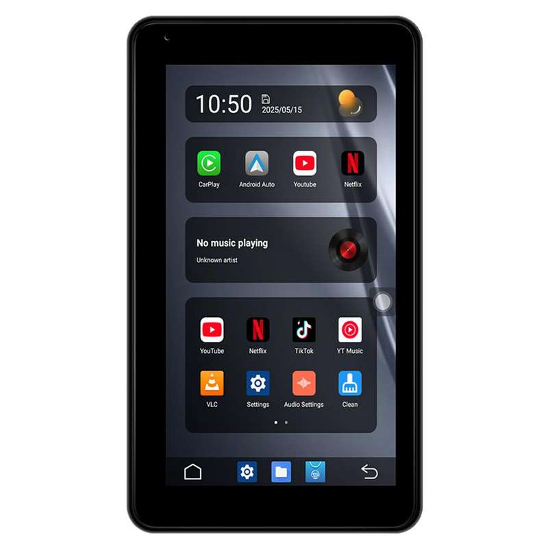 7 inch Android 15 2G+32G Car Reversing Display Monitor Screen Without Rear View Camera WiFi Version(