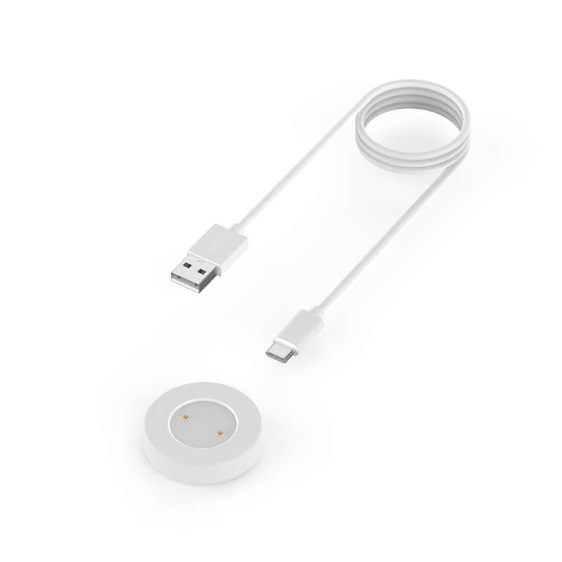 For Huawei Honor Watch GS Pro Smart Watch Portable Split Charger USB Charging Cable, Length:1m(White