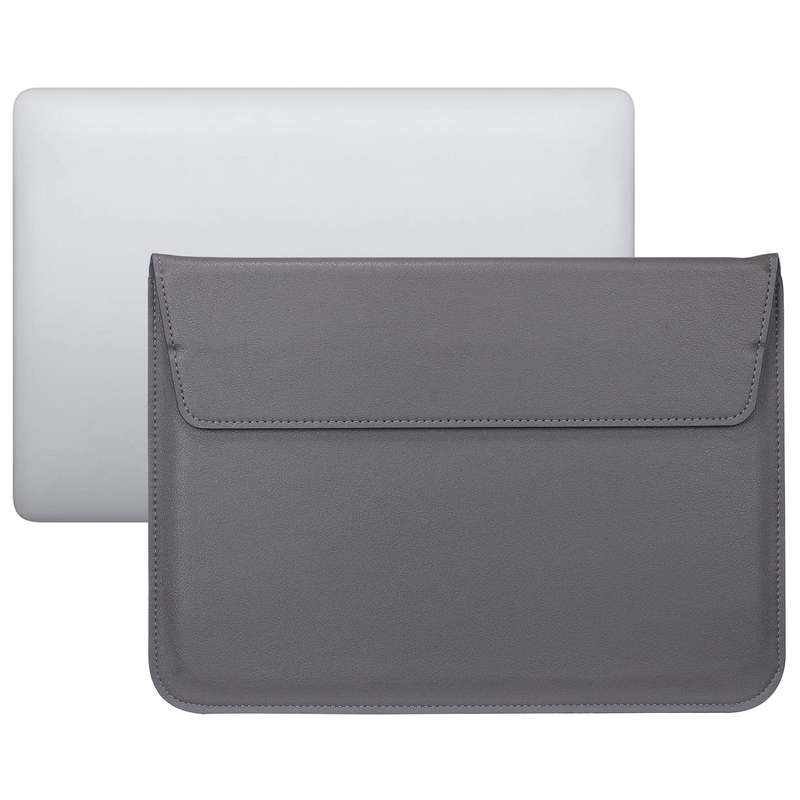 PU Leather Ultra-thin Envelope Bag Laptop Bag for MacBook Air / Pro 13 inch, with Stand Function(Spa