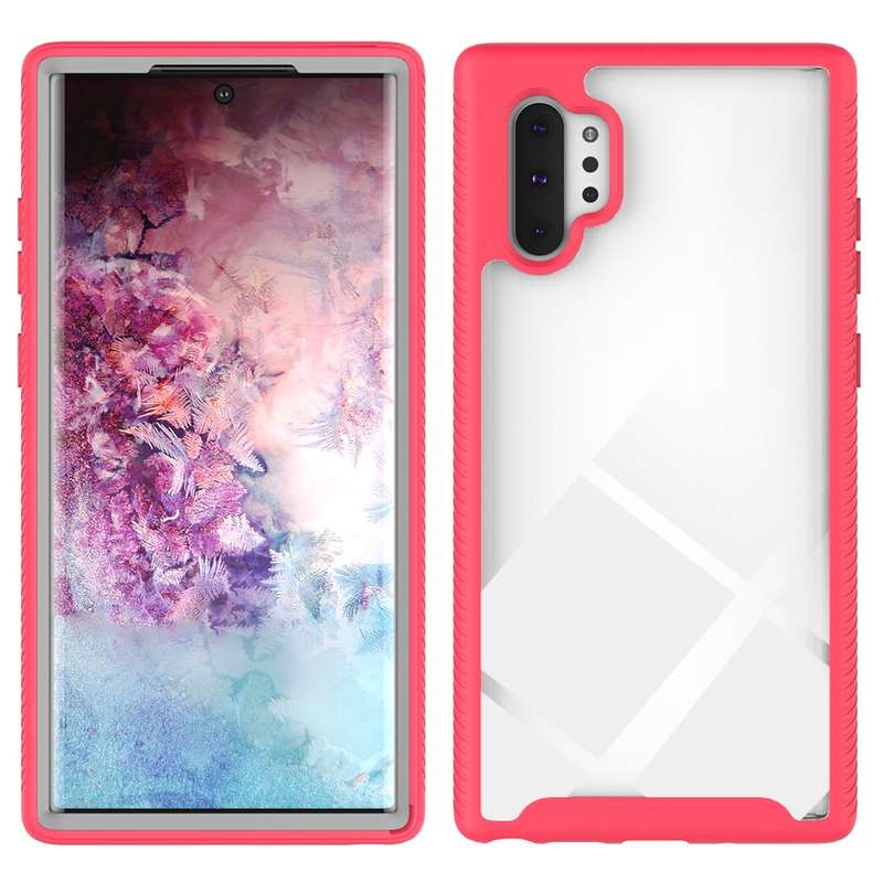 For Samsung Galaxy Note 10 Plus Starry Sky Solid Color Series Shockproof PC + TPU Protective Case(Bl