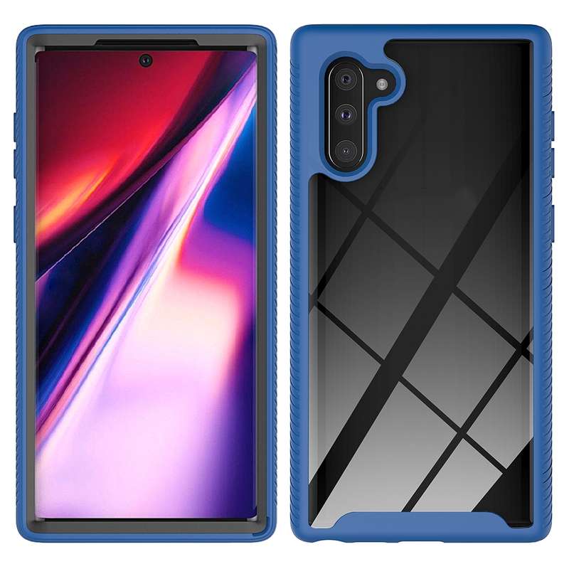 For Samsung Galaxy Note 10 Starry Sky Solid Color Series Shockproof PC + TPU Protective Case(Black)