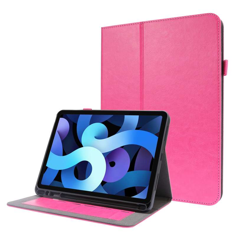 For iPad Pro 12.9 inch (2020) Crazy Horse Texture Horizontal Flip Leather Tablet Case with 2-folding