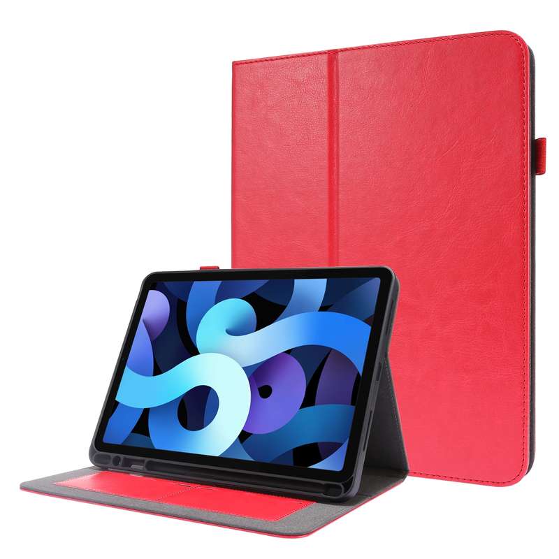 For iPad Pro 12.9 inch (2020) Crazy Horse Texture Horizontal Flip Leather Tablet Case with 2-folding