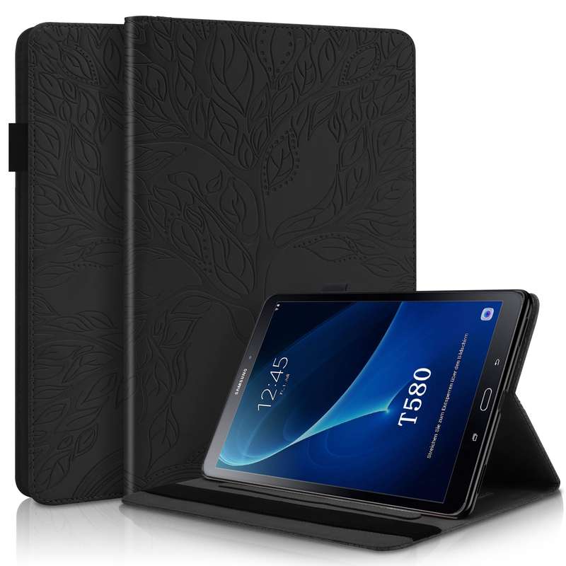 For Samsung Galaxy Tab A 10.1 (2016) T580/T585 Life Tree Series Horizontal Flip Leather Case with Ho
