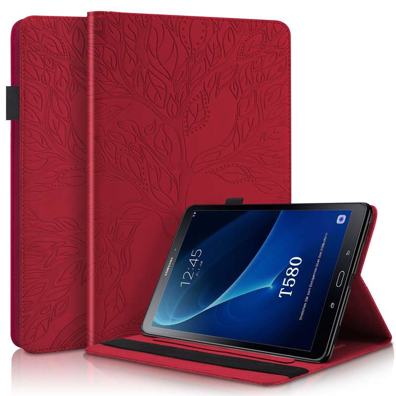 For Samsung Galaxy Tab A 10.1 (2016) T580/T585 Life Tree Series Horizontal Flip Leather Case with Ho