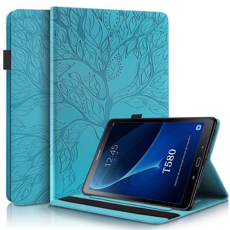 For Samsung Galaxy Tab A 10.1 (2016) T580/T585 Life Tree Series Horizontal Flip Leather Case with Ho