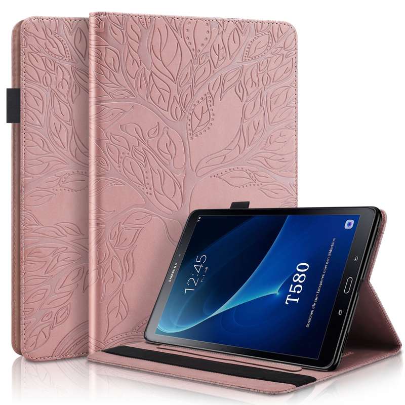 For Samsung Galaxy Tab A 10.1 (2016) T580/T585 Life Tree Series Horizontal Flip Leather Case with Ho