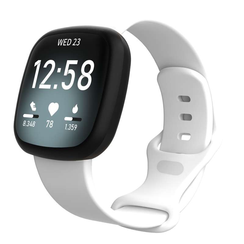 For Fitbit Versa 3 / Sense Silicone Watch Band, Size: S