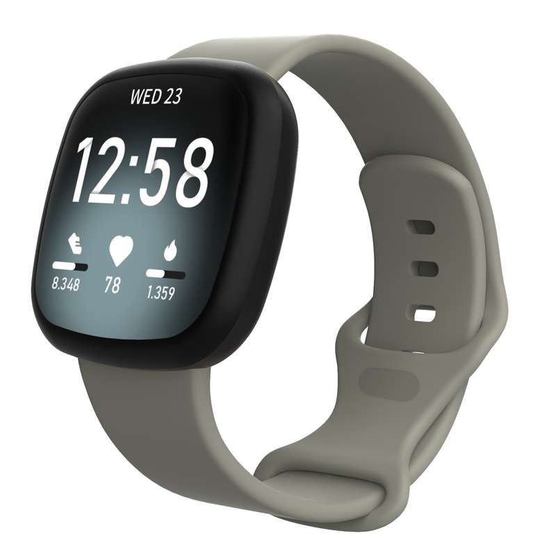 For Fitbit Versa 3 / Sense Silicone Watch Band, Size: S