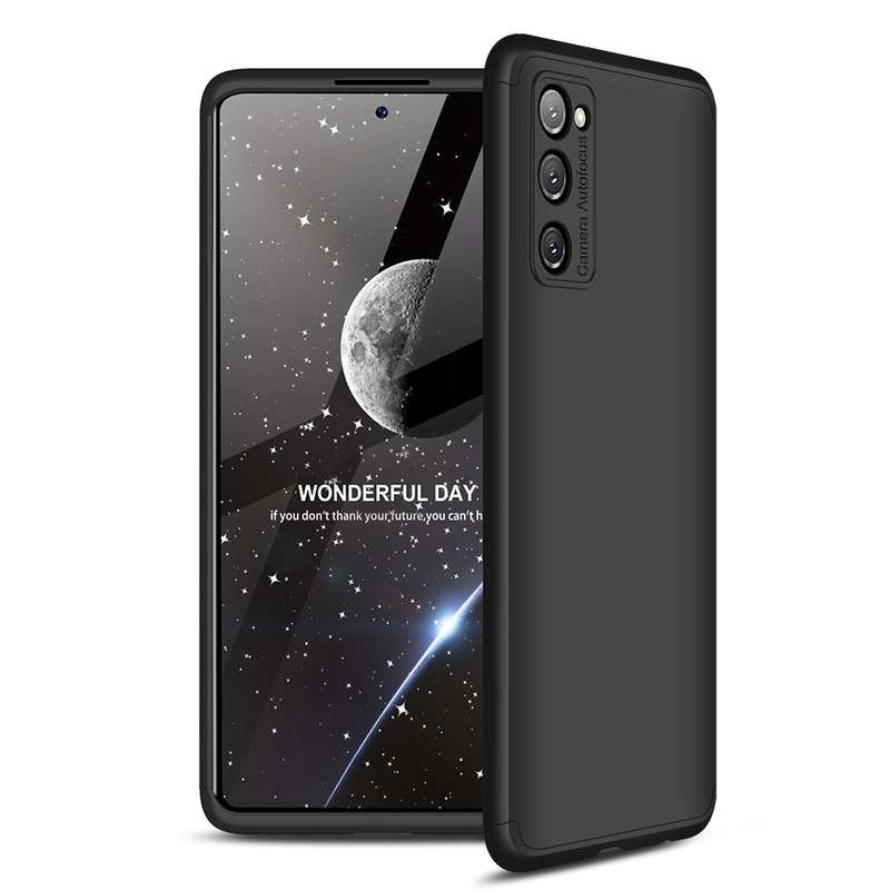 For Samsung Galaxy S20 FE GKK Three Stage Splicing Full Coverage PC Protective Case(Black)