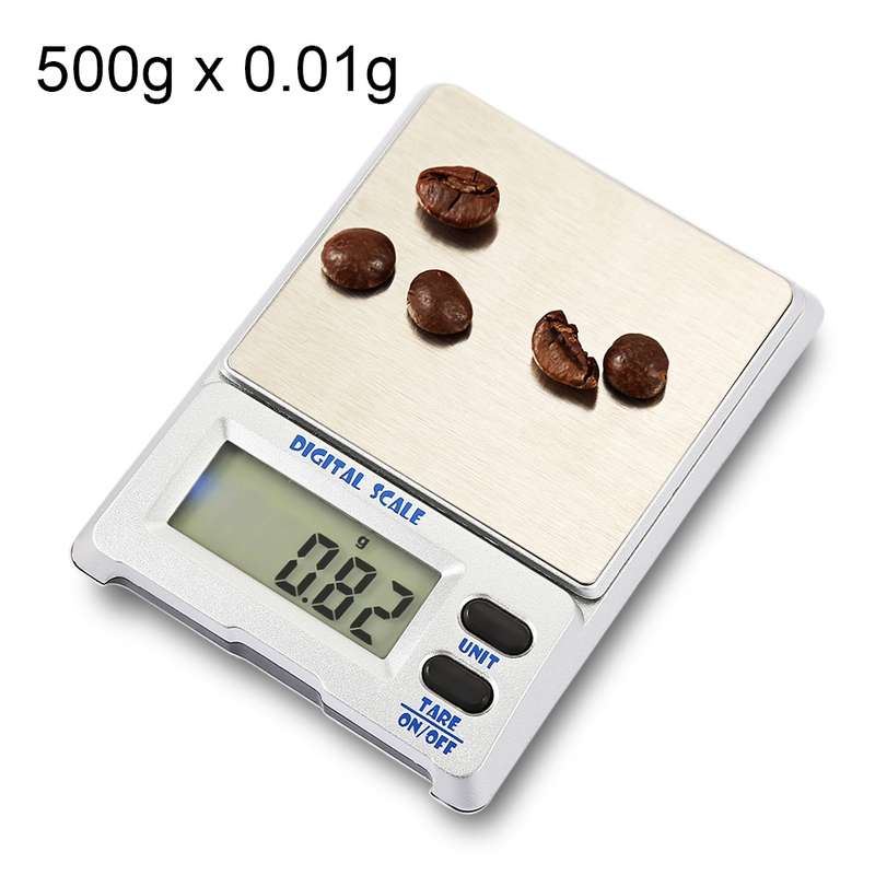 M-18 500g x 0.01g High Accuracy Digital Electronic Jewelry Scale Balance Device with 1.5 inch LCD Sc