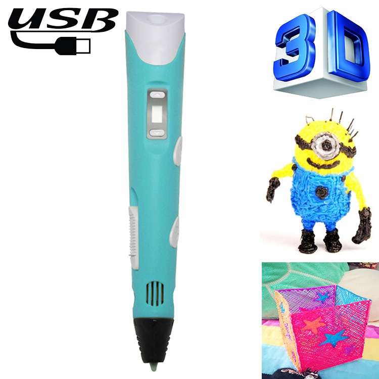 Hand-held 3D Printing Pen, USB Plug(Yellow)