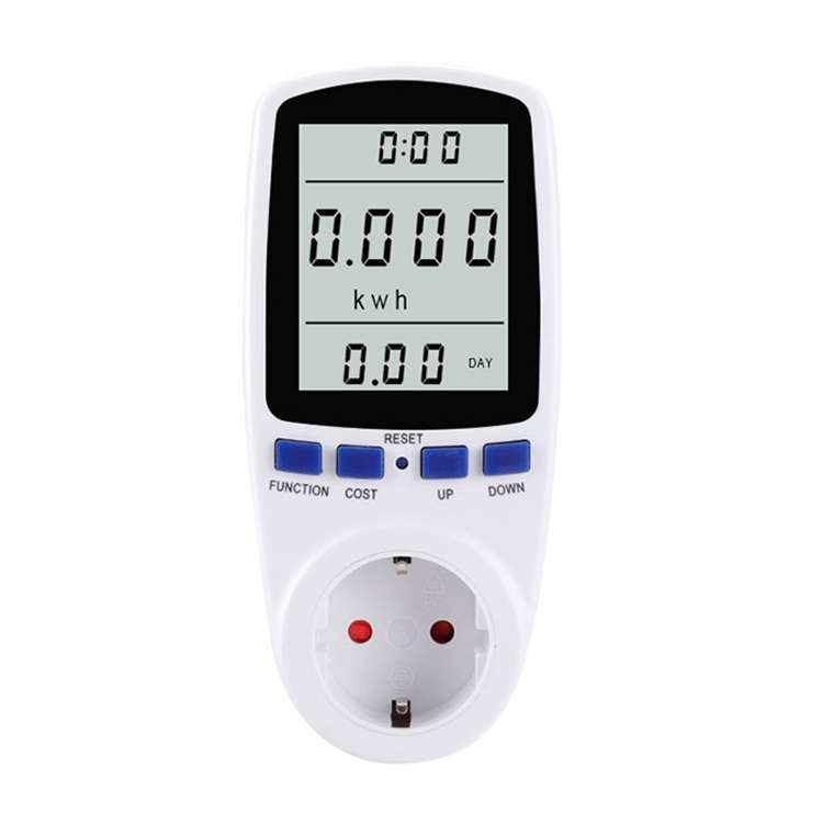 AC 230V 50Hz Max 16A LCD Display Energy Meter Watt Volt Voltage Power Analyzer Automatic Electricity