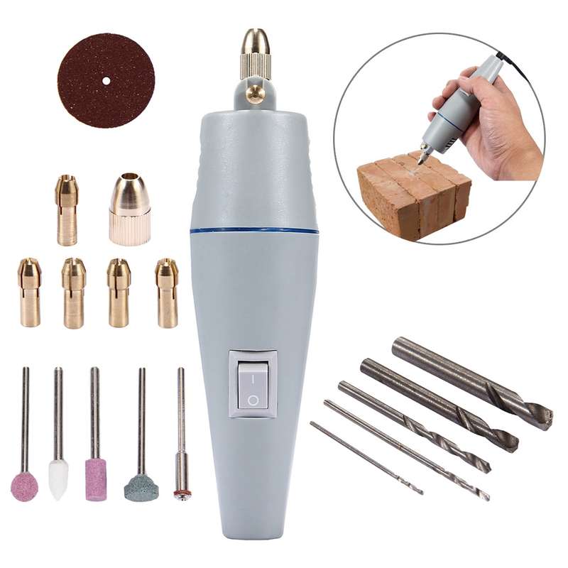 WLXY WL-500B Mini Electric Grinder, 110V-240V, Suitable Drill Chuck: 0.3mm-4.0mm