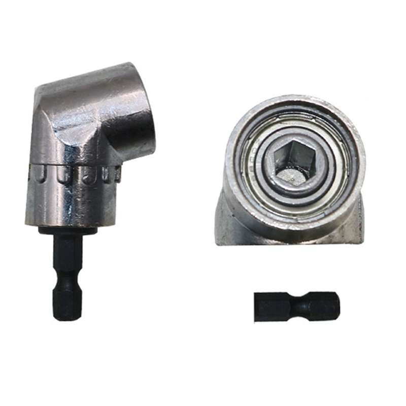 105 Degree Right Angle Drill Driver Bit Extension Power Drill Tool 7mm Hex Magnetic Power Screwdrive