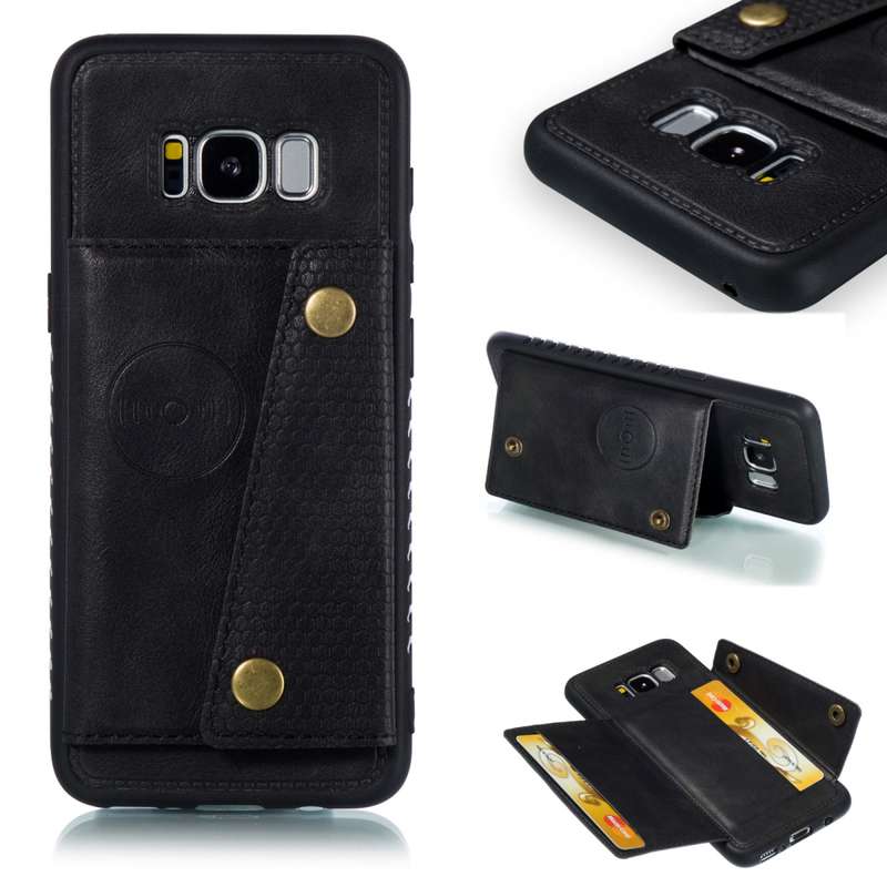 Leather Protective Case For Galaxy S8(Brown)