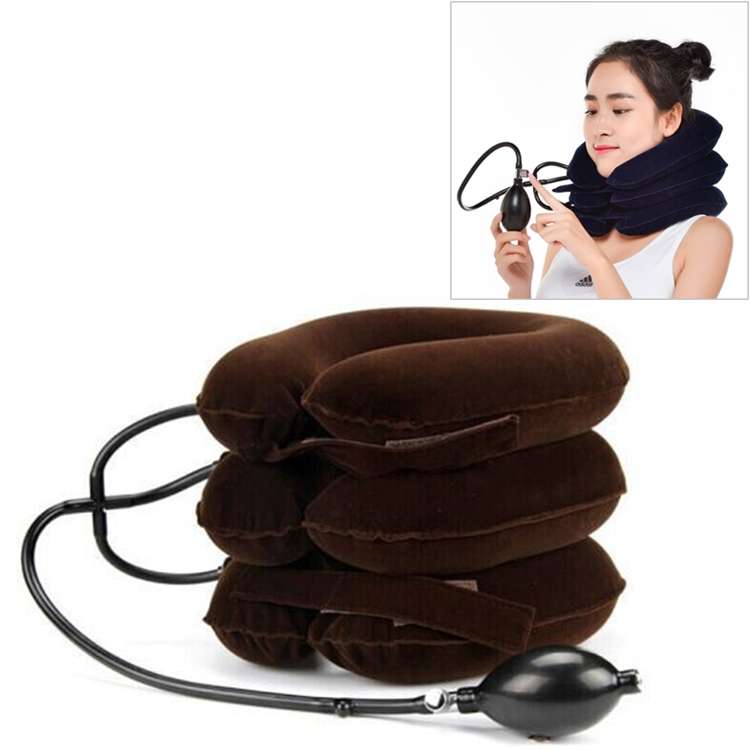 Household Full Cashmere Cervical Traction Instrument Neck Protection Inflatable Cervical Spine Massa
