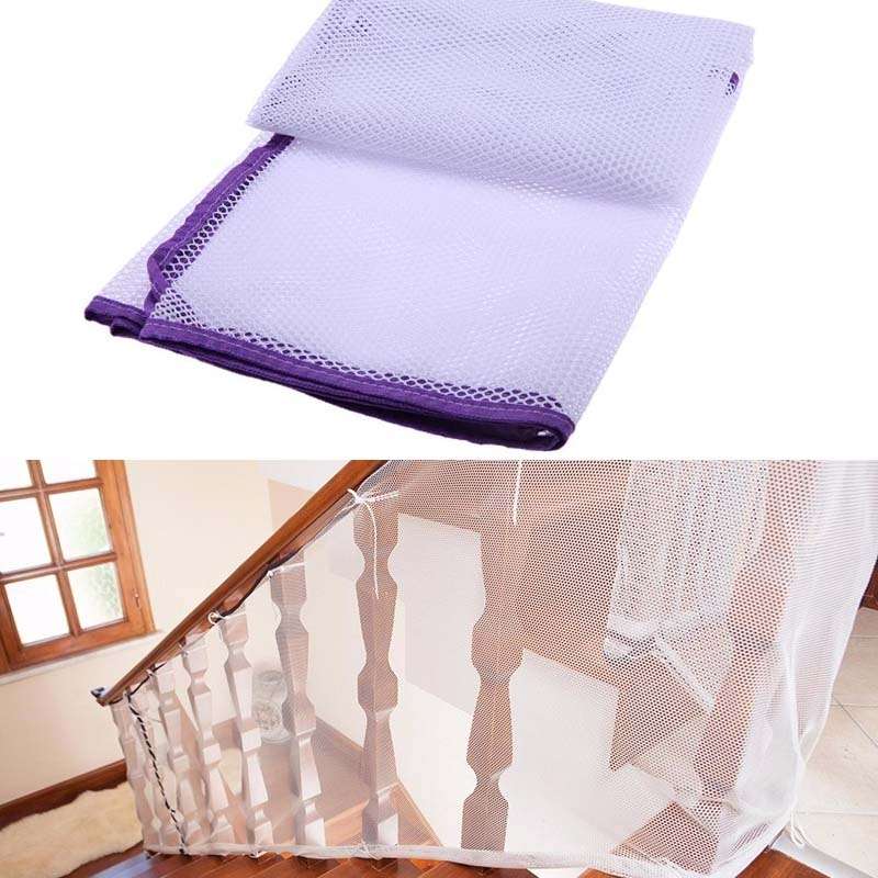 3m Thickening Safety Cope Braided Balcony Stair Safety Net for Child(Blue)