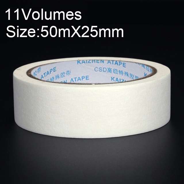 11 Volumes High Adhesion Decoration Spraying Masking office Writing Beautiful Paper Tape, Size: 50m