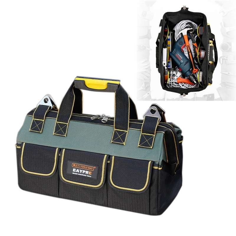 Multi-function Oxford Cloth Cloth Bottom Electrician Belt Pouch Maintenance Tools Handbag Shoulder B