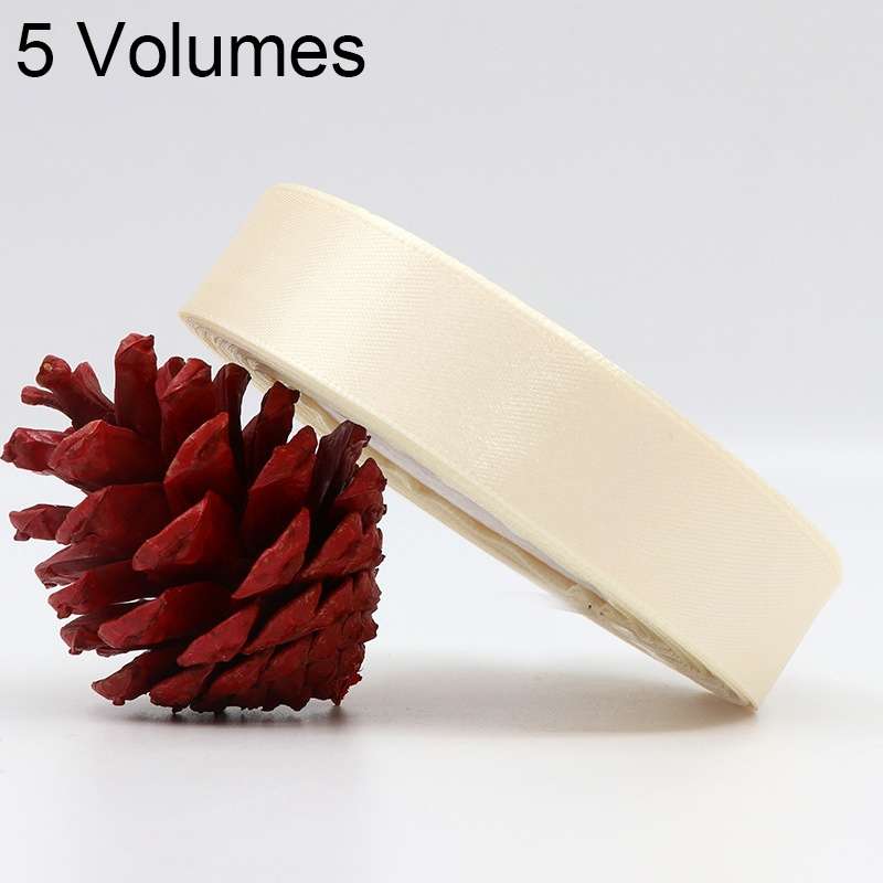 5 Volumes Color Satin Ribbons Handmade DIY Wedding Cake Decoration Holiday Gift Packages , Size: 22m