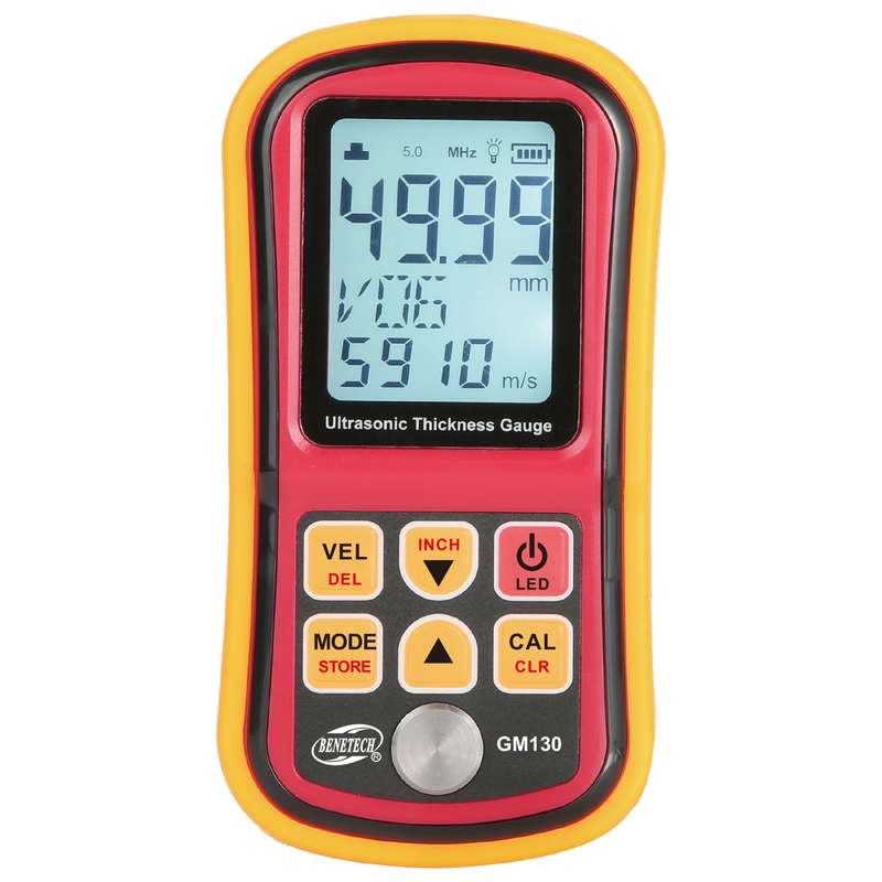 BENETECH GM130 Ultrasonic Thickness Meter Tester Gauge, Measure Range: 1.00~300.0mm