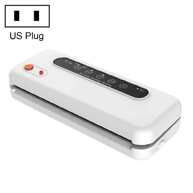 Household Commercial Food Vacuum Plastic Packaging Machine Sealer Closer Machine, US Plug (Black)