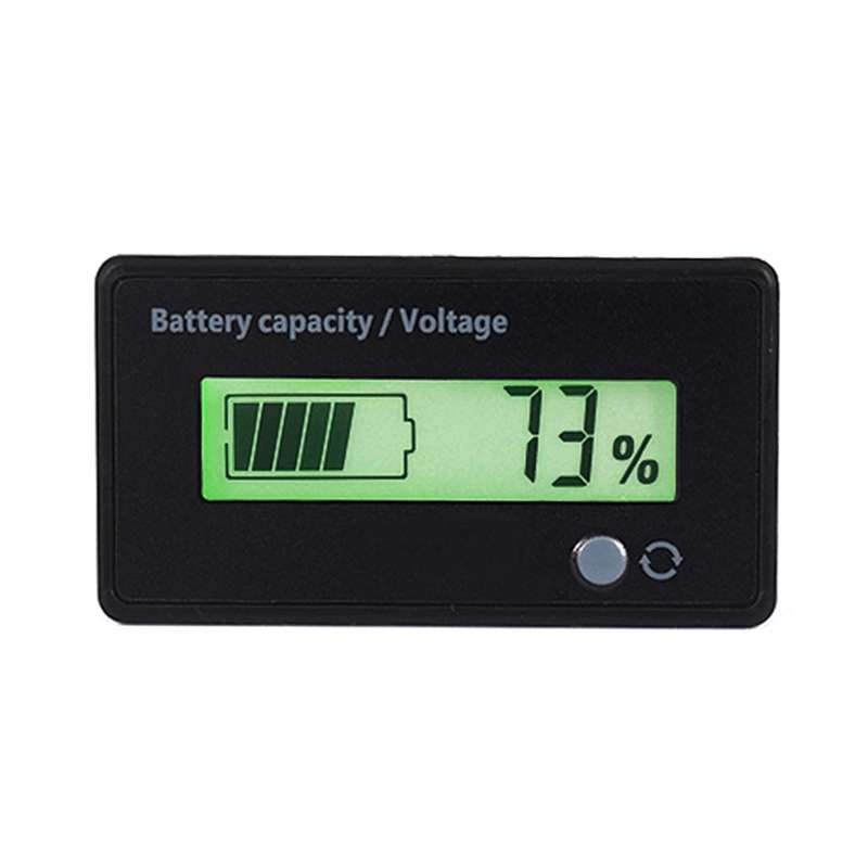 H6133 12V-84V Lead-acid Battery Voltage Tester Percentage Voltmeter Gauge Lithium Battery Status Mon