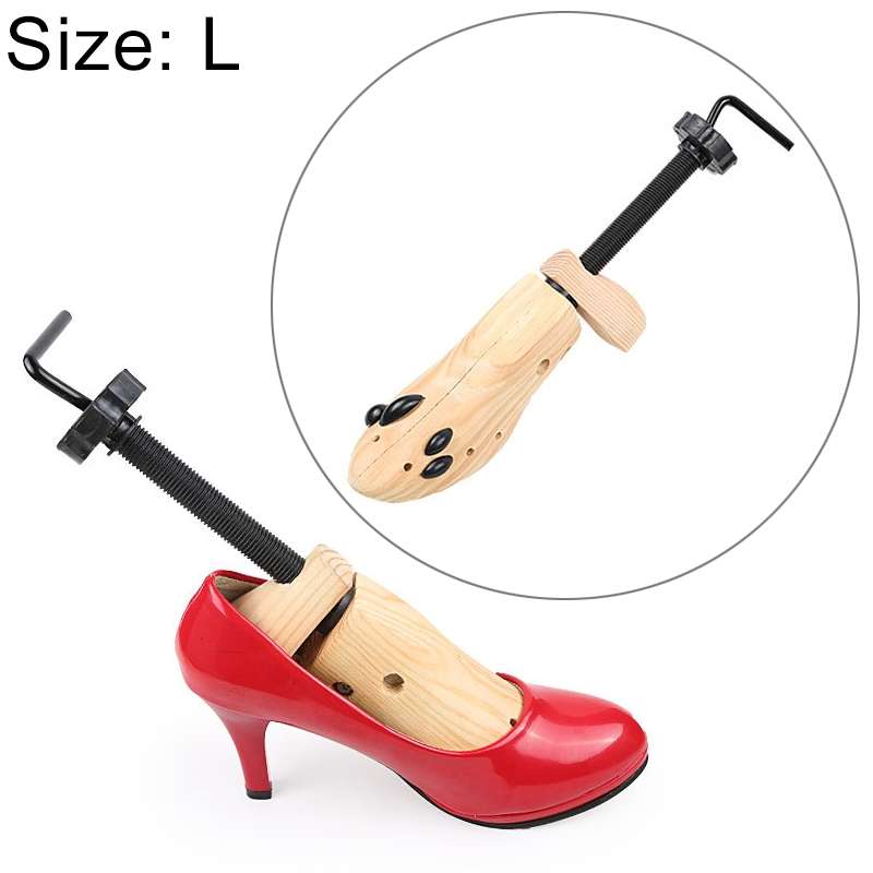Pine Wood Unisex Fixed Fits Support Stretcher Shaper Shoes Expander , Size: L42-46Yards