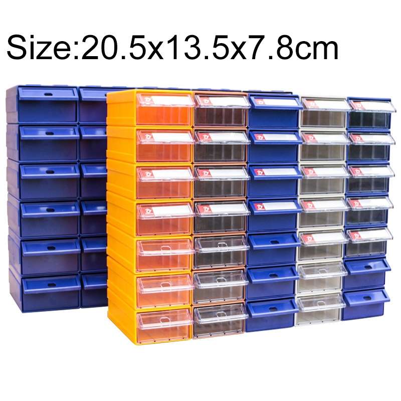 Thickened Combined Plastic Parts Cabinet Drawer Type Component Box Building Block Material Box Hardw