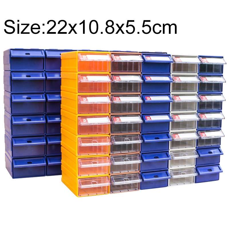 Thickened Combined Plastic Parts Cabinet Drawer Type Component Box Building Block Material Box Hardw