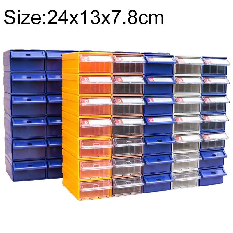 Thickened Combined Plastic Parts Cabinet Drawer Type Component Box Building Block Material Box Hardw