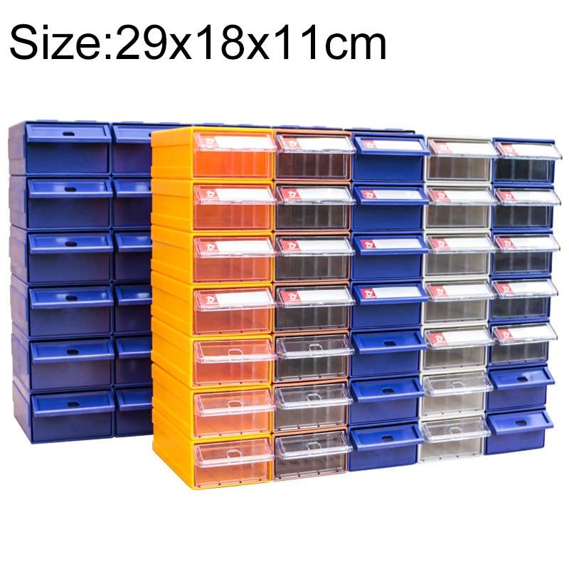 Thickened Combined Plastic Parts Cabinet Drawer Type Component Box Building Block Material Box Hardw