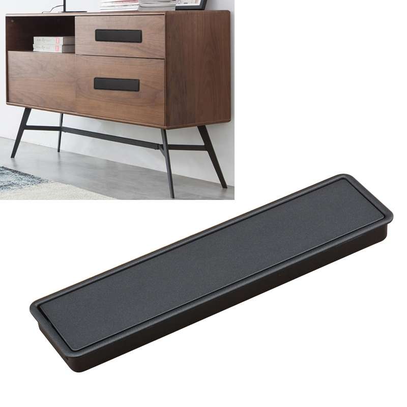 Simple Wardrobe Slotted Scrub Handle Concealed Recessed Drawer Invisible Handle, Hole Distance...