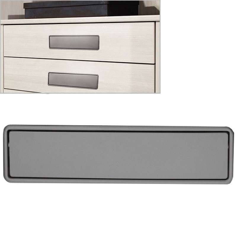 Simple Wardrobe Slotted Scrub Handle Concealed Recessed Drawer Invisible Handle, Hole Distance...