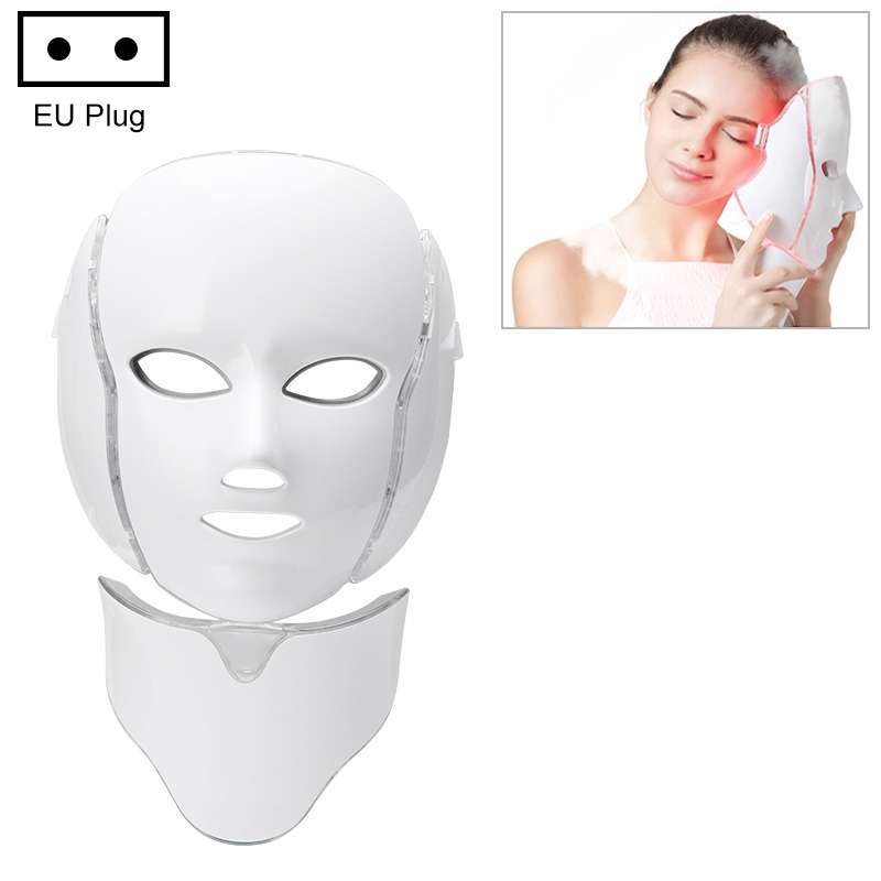 7 Color LED Facial Mask Photon Mask Skin Rejuvenation Face Beauty Machine, AU Plug