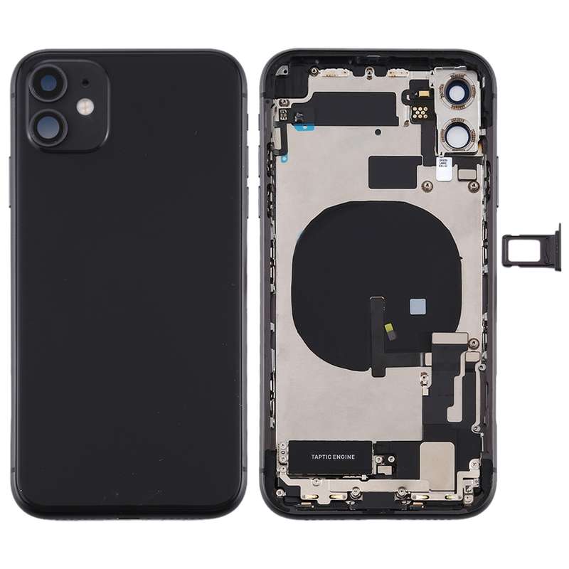 Battery Back Cover Assembly (with Side Keys & Power Button + Volume Button Flex Cable & Wireless Cha