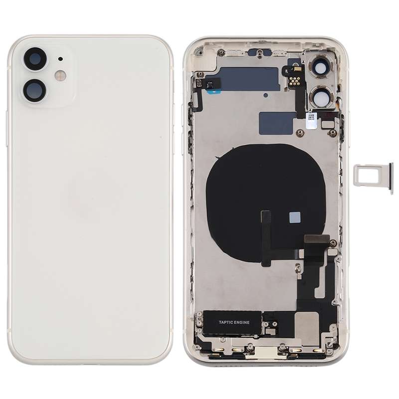 Battery Back Cover Assembly (with Side Keys & Power Button + Volume Button Flex Cable & Wireless Cha