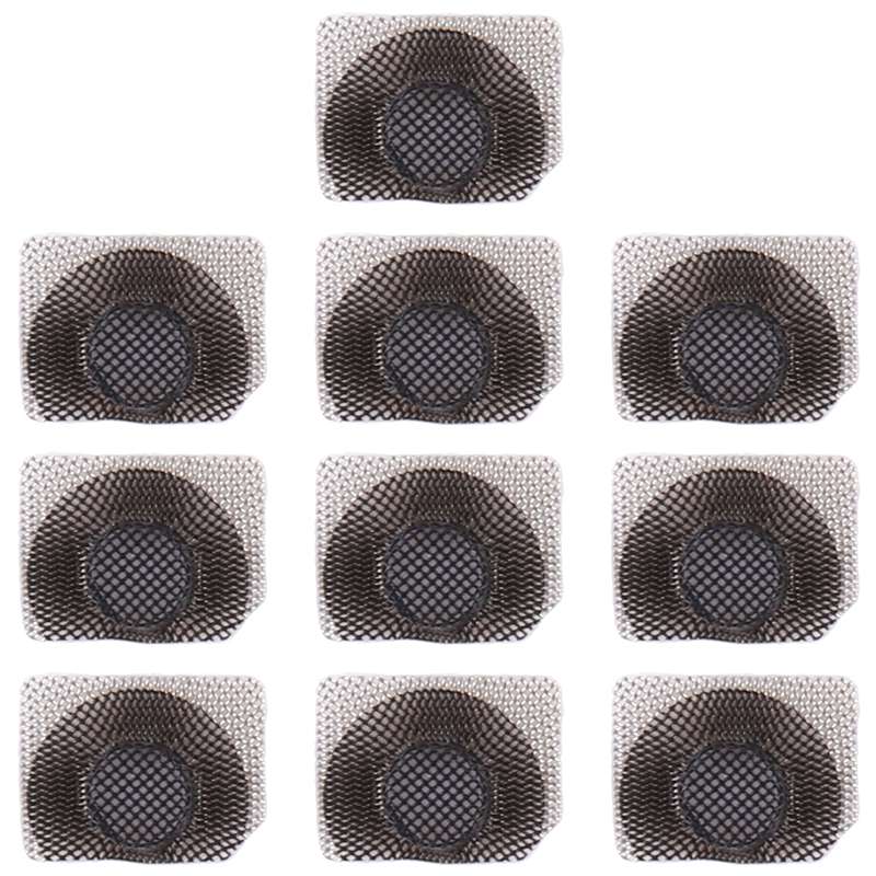 10 PCS Microphone / Flashlight Dustproof Mesh For iPhone 11 Pro Max / 11 Pro / 11(White)