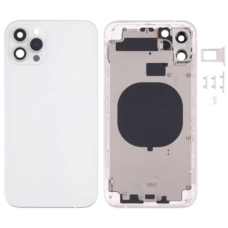 Back Housing Cover with Appearance Imitation of iP13 Pro for iPhone 11(Black)