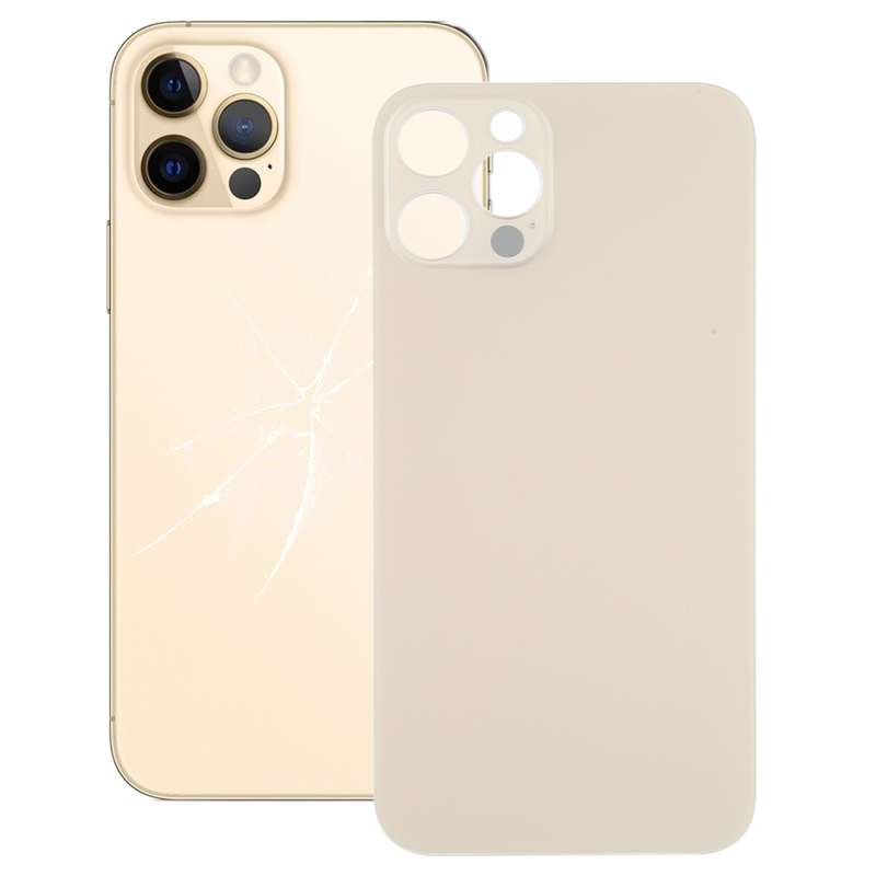 Easy Replacement Big Camera Hole Back Battery Cover for iPhone 12 Pro(Graphite)