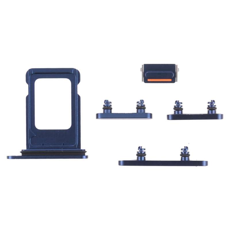 SIM Card Tray + SIM Card Tray + Side Keys for iPhone 13(Red)