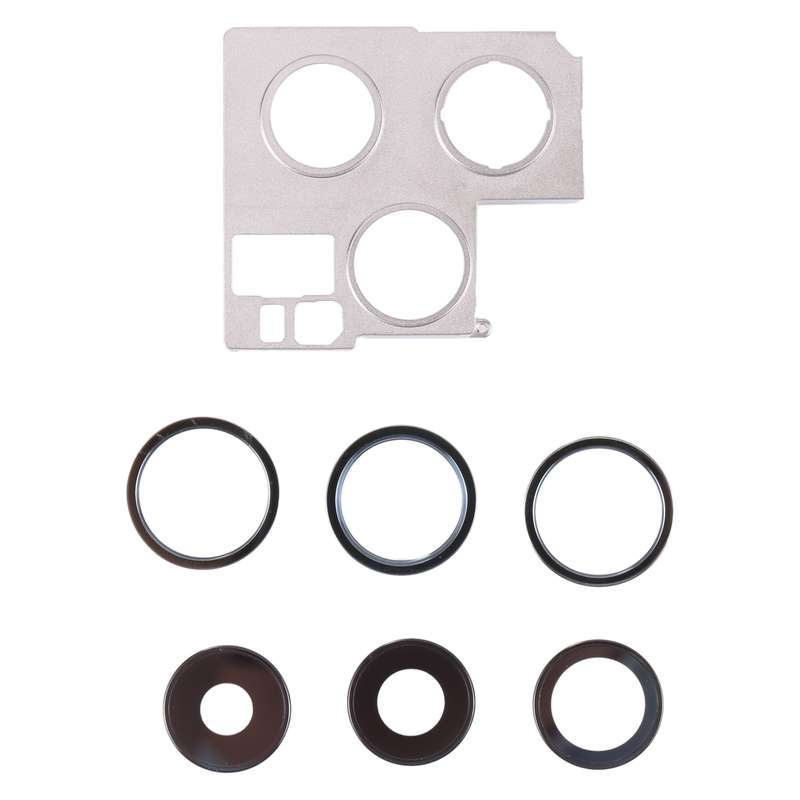 Camera Lens Cover With Retaining Bracket for iPhone 13 Pro Max (Sierra Blue)
