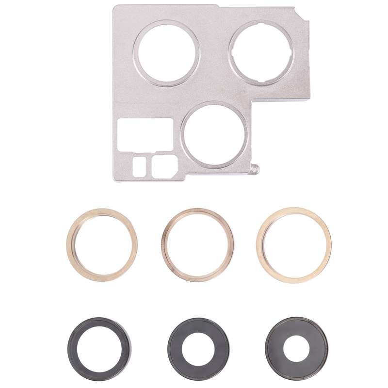 Camera Lens Cover With Retaining Bracket for iPhone 13 Pro Max (Sierra Blue)
