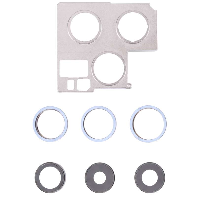 Camera Lens Cover With Retaining Bracket for iPhone 13 Pro Max (Sierra Blue)