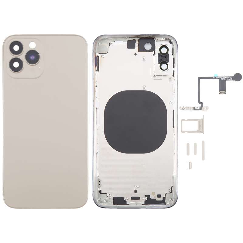 Back Cover with Appearance Imitation of iP15 Pro for iPhone XS(Black)