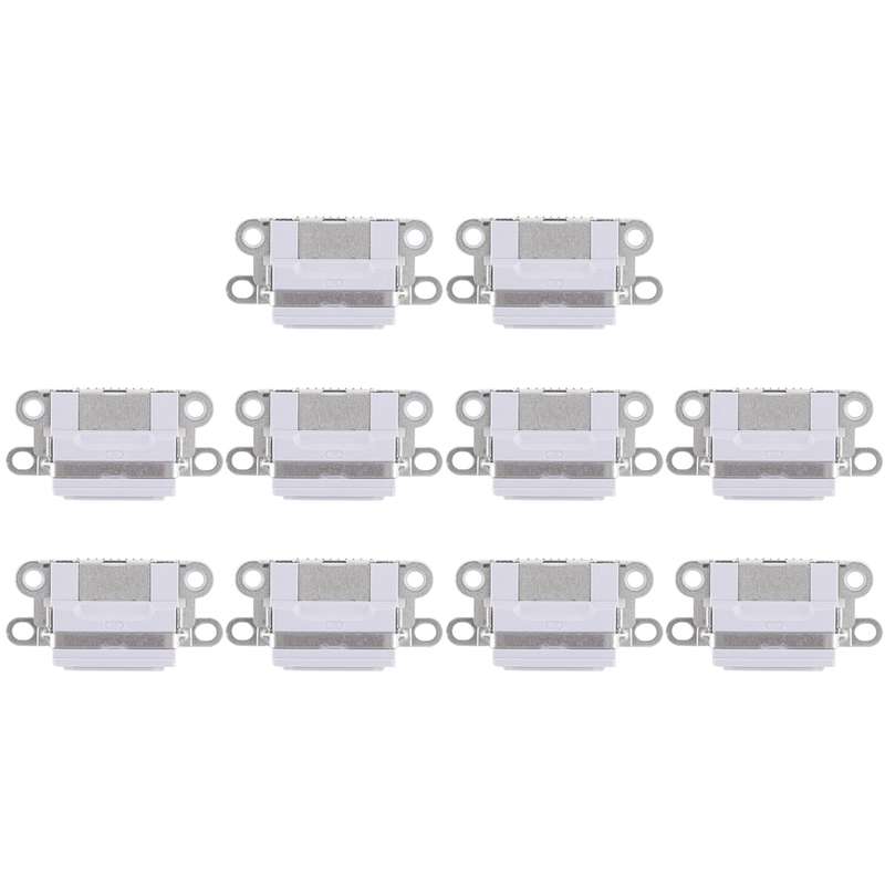 10 PCS Charging Port Connector for iPhone 6 / 6S(Grey)