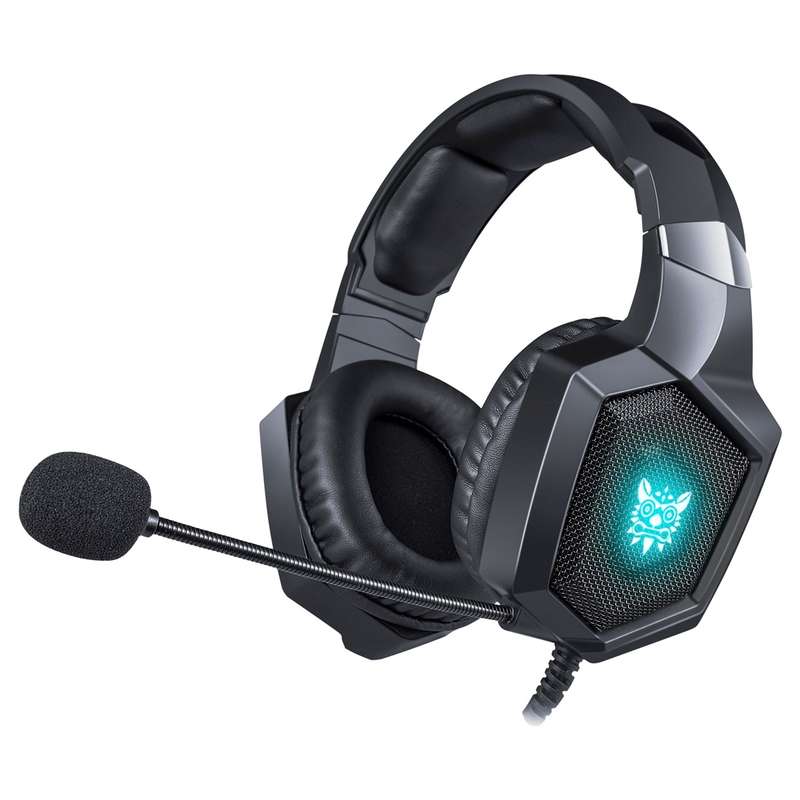 ONIKUMA K8 Over Ear Bass Stereo Surround Gaming Headphone with Microphone & RGB Color Changing Ligh